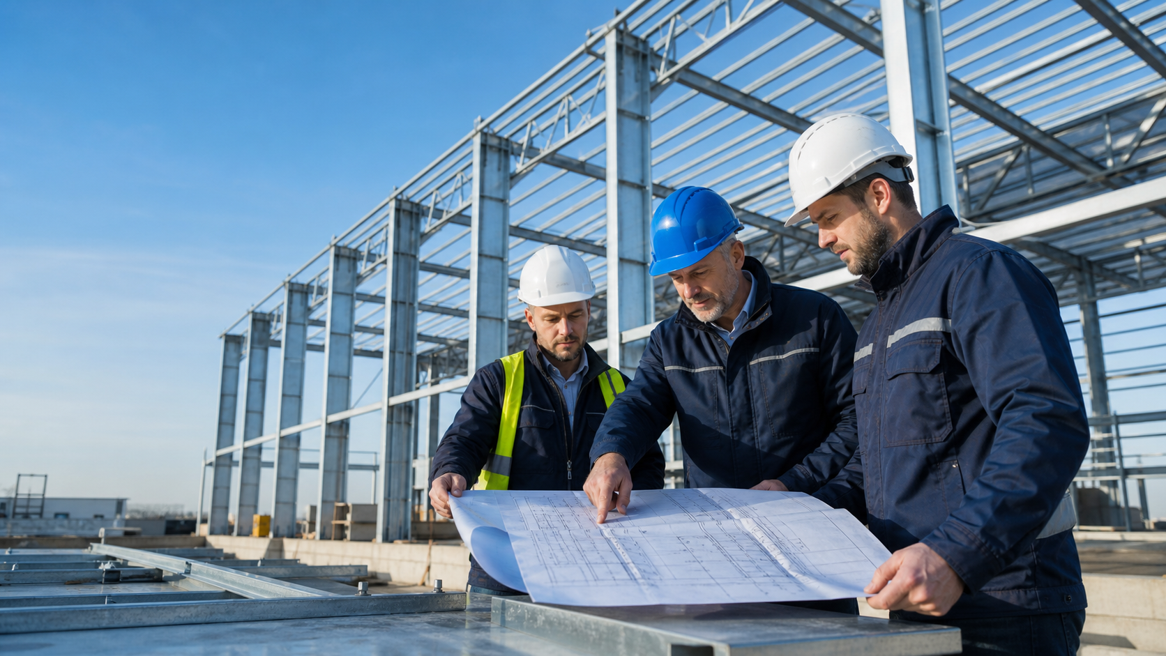 Инженеры MS Buildings проверяют проект металлокаркаса