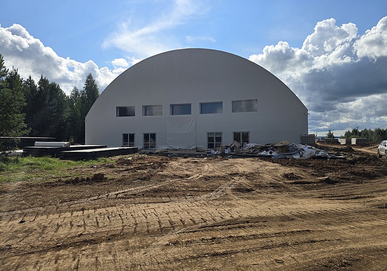 Картинка проекта 4 сборно-разборных комплекса 30х80 м в ОЭЗ «Алабуга» - слайд 1