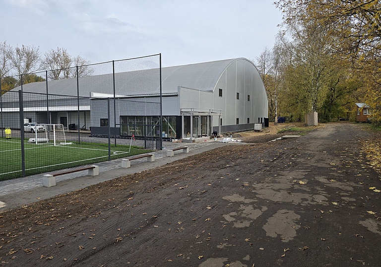 Картинка проекта Футбольный манеж 28х58 г. Москва - слайд 4