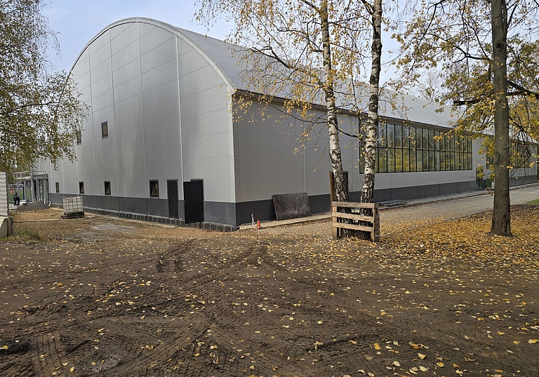 Картинка проекта Футбольный манеж 28х58 г. Москва - слайд 5