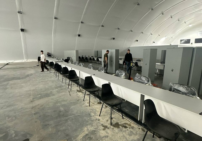 Картинка проекта 4 сборно-разборных комплекса 30х80 м в ОЭЗ «Алабуга» - слайд 9